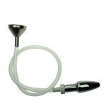 Image of a Metal Funnel Anal Plug for uro games