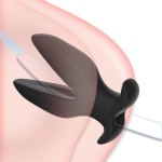 Image of the Hollow Silicone Anal Expansion Plug black