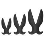 Image of the Hollow Silicone Anal Expansion Plug black