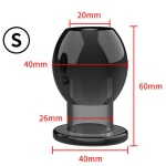 Image du Plug Tunnel Avec Bouchon Clair Ou Noir de Fukr