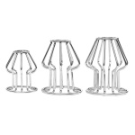 Tappo anale cavo in acciaio inox