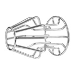 Tappo anale cavo in acciaio inox