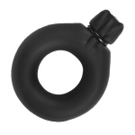Immagine di un anello per cazzo in silicone gonfiabile nero