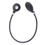 Immagine di un anello per cazzo in silicone gonfiabile nero