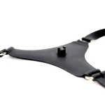 Strap-on Silicone Kiotos X London - Black strap-on dildo by KIOTOS