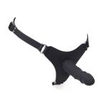 Strap-on Silicone Kiotos X London - Black strap-on dildo by KIOTOS