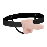 Image of LUX FETISH 6" Rechargeable Belt Dildo with flesh-coloured Balls