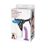 Ensemble débutant Lux Fetish Strap-On & Pegging avec harnais réglable et deux godes à sangle lisses