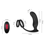 Image of Lanco prostate massager with cockring