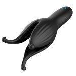 Masturbateur Vibrant pour Entraînement du Pénis en silicone noir
