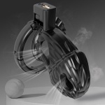 Image de la Cage Ajustable en Polycarbonate - Monstre avec design imprimé en 3D