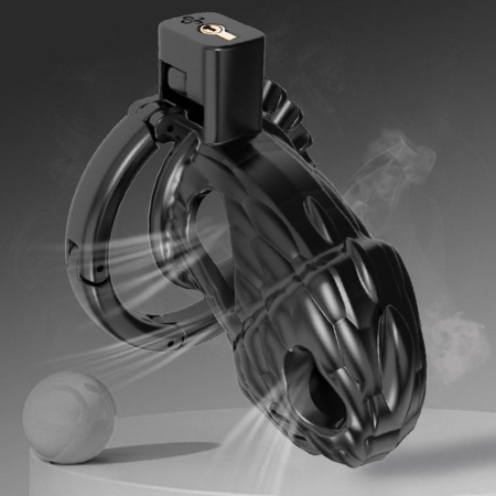 Image de la Cage Ajustable en Polycarbonate - Monstre avec design imprimé en 3D