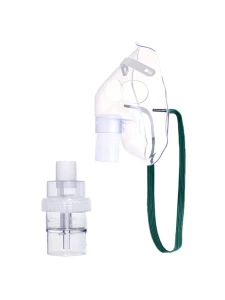 Immagine di una maschera di ossigeno con nebulizzatore