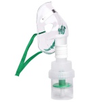 Immagine di una maschera di ossigeno con nebulizzatore