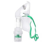 Immagine di una maschera di ossigeno con nebulizzatore