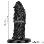 Image du Gode Extrême en PVC Réaliste, un sextoy de taille XXL noir