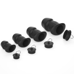 Plug anale cavo in silicone con tappo
