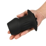 Plug anale cavo in silicone con tappo