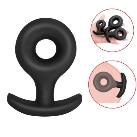 Image of the Hollow Silicone Expansion Plug, ideal for exploring new sensations