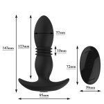 Image du Vibromasseur Anal à Poussée, un sextoy innovant pour la stimulation du point G et de la prostate