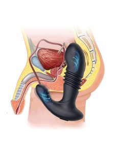 Image du vibromasseur de stimulation prostatique à poussée