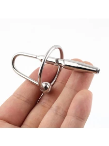 Immagine che mostra l'anello Ultimate Bondage Head con suoni uretrali in acciaio inossidabile