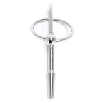 Image showing the Ultimate Bondage Head Ring with Urethral Sounds in stainless steel