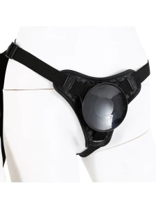 Pantalon en cuir avec ventouse pour godes