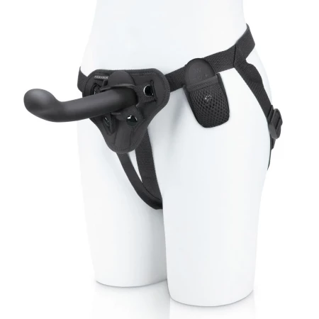 Black PEGASUS Dildo & Harness set for G/Spot stimulation
