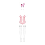 Image du Costume de lapin sexy 4 pièces Obsessive en rose