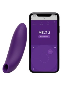 Image du Stimulateur Clitoridien Melt 2 We-Vibe, un vibromasseur mini violet en silicone