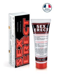 Homme utilisant la Crème Stimulante Sex Erect pour améliorer son érection