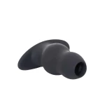 Plug Anal en Silicone Creux Ergo Bum noir pour plaisir anal