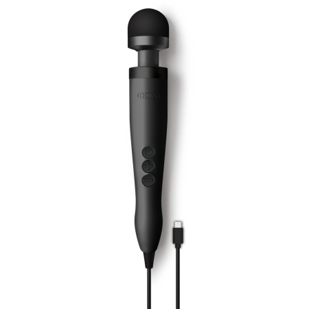 Image du Masseur Élégant 3 USB-C de DOXY, un vibromasseur noir en Silikon et ABS