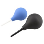 Immagine della doccia anale in nero e blu