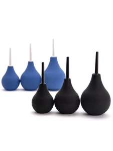 Image de la Douche Anale en noir et bleu