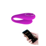 Image du Stimulateur de Couple Connecté August par PRETTY LOVE en silicone violet