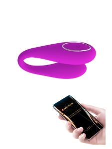 Image du Stimulateur de Couple Connecté August par PRETTY LOVE en silicone violet