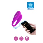 Image du Stimulateur de Couple Connecté August par PRETTY LOVE en silicone violet