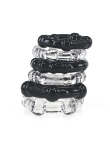 Image du produit Ensemble de 3 Cockrings Souples à Perles
