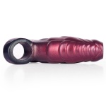 Penishülle aus Silikon Pink und Schwarz