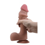 Abbildung des Dildos Realistischer Saugnapf BAILE 23.4 cm aus ultraweichem Silikon