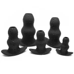Plug Anal en Silicone Creux Ergo Bum noir pour plaisir anal