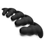 Plug Anal en Silicone Creux Ergo Bum noir pour plaisir anal