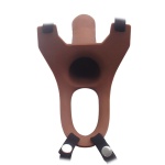 Image of the Curved Silicone Hollow Belt Dildo for Penis Extension
