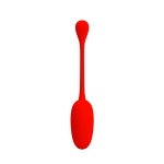 Image de l'œuf vibrant Knucker rouge en silicone super soft de la marque PRETTY LOVE