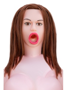 Poupée Gonflable Réaliste Rousse 3 Orifices par CANDY DOLLS