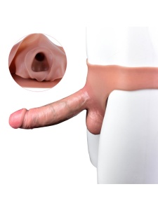 Abbildung der Penismanschette Realistisch - Unterwäsche E aus hautfarbenem Silikon