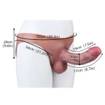 Image du Manchon de Pénis Réaliste - Sous-Vêtement E en silicone couleur chair