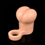 Borsa Bondage per scroto in silicone color carne
